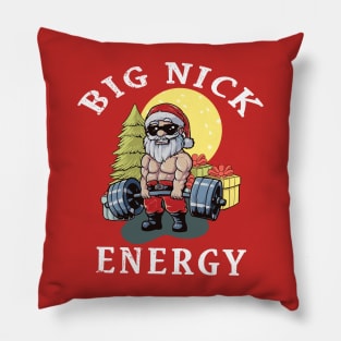 big nick energy funny santa Pillow