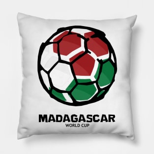 Madagascar Football Country Flag Pillow