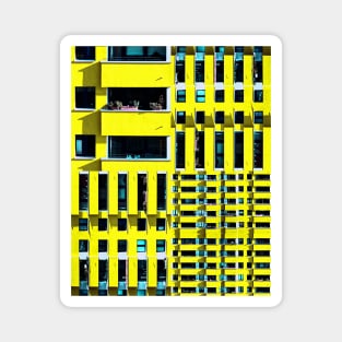 Apartment Building Brutalism Art Magnet