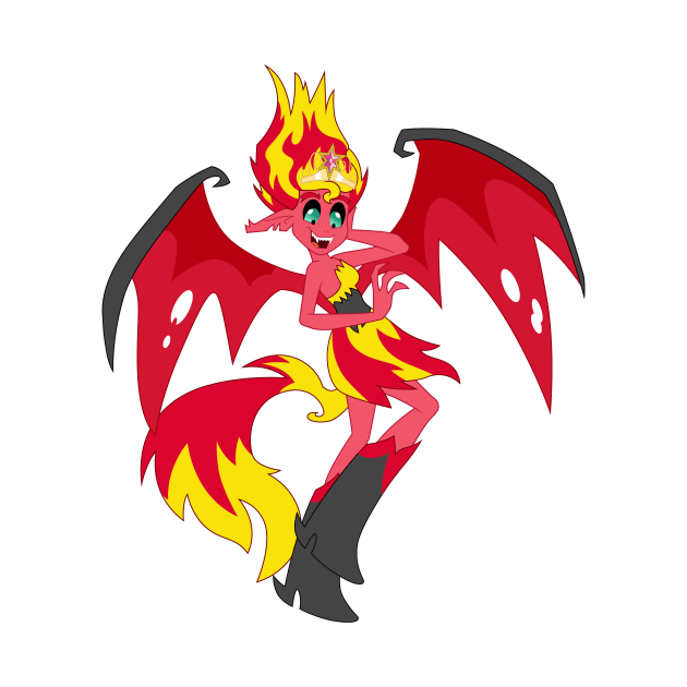Demon Sunset Shimmer 4 by CloudyGlow