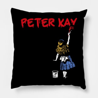 peter kay and the paint girl Pillow