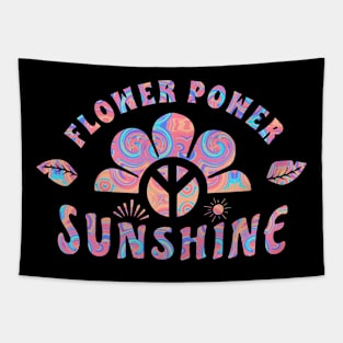 flower power sunshine Tapestry