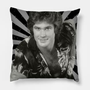 Retro Hasselhoff Pillow