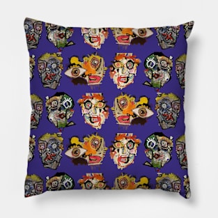 Faces Of The Pandemic Pillow