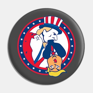 Uncle Sam don't like Trump Pin