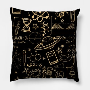 Physics Math Chemistry Biology Astronomy Pillow