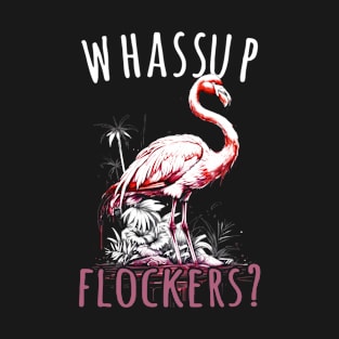 Flamingo Frenzy Vibrant Tee Celebrating Nature's Graceful Pink Beauties T-Shirt