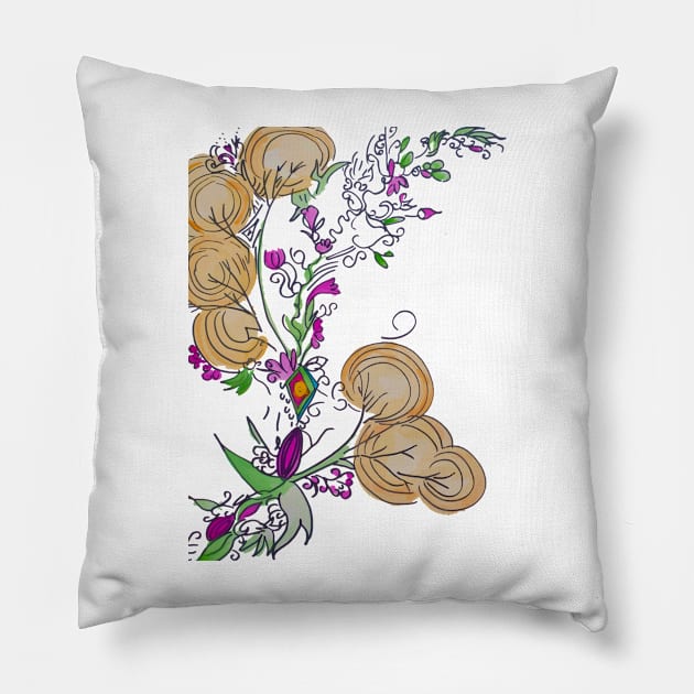 bouquet Pillow by wildmagnolia