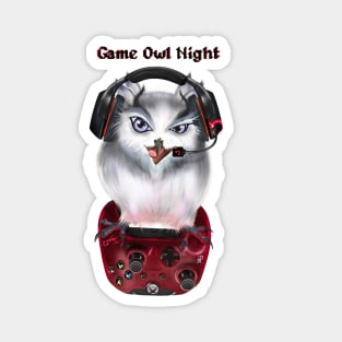 Game Owl Night Magnet