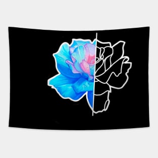 Blue Rose Tapestry