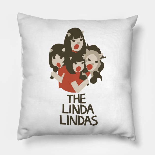 The Linda Lindas Pillow by Rundown