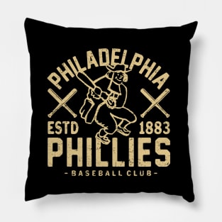 Philadelphia Phillies Retro 3 by Buck Tee Pillow