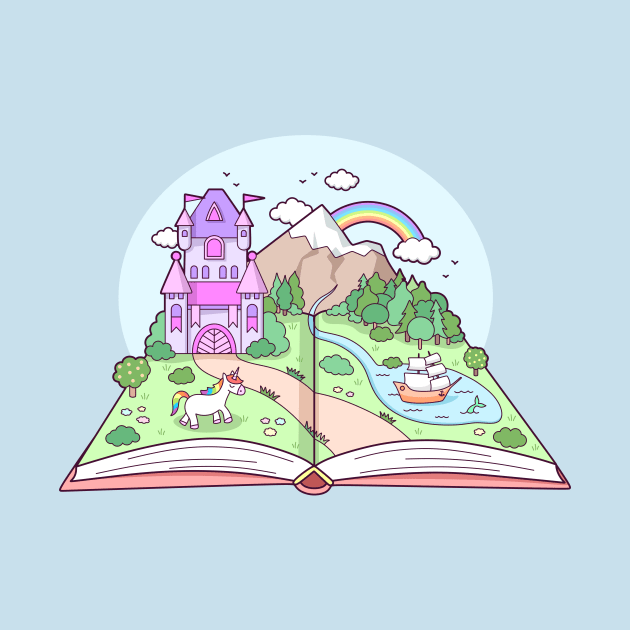 Book Landscape by sombrasblancas