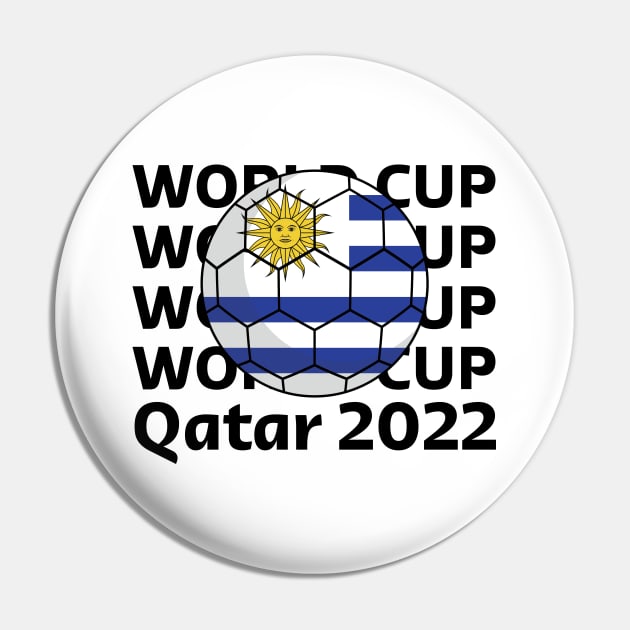 World Cup Qatar 2022  - Team Uruguay Pin by Inspirit Designs