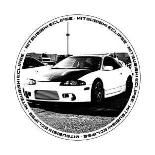 MITSUBISHI ECLIPSE D30 Black 'N White 4 T-Shirt