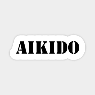 I love aikido Magnet