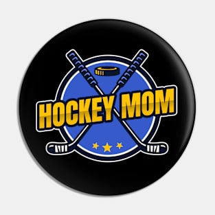 Hockey Mom Official Son Daughter Player Pin