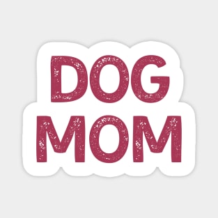 Dog Mom (Red Version) Magnet