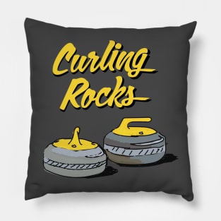 Curling Rocks Pillow