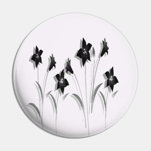 Lilies Pin by LessaKs Art