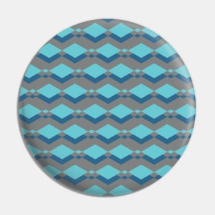 Diamond Seamless Pattern - Gray and Blue 003#002 Pin