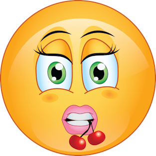 Flirty Girl by Emoji World Magnet