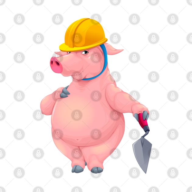 Bricklayer pig with tool by ddraw