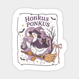 Honkus Ponkus Silly Goose Halloween Magnet