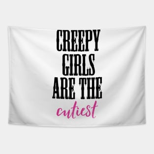 creepy girls are the cutiest Tapestry