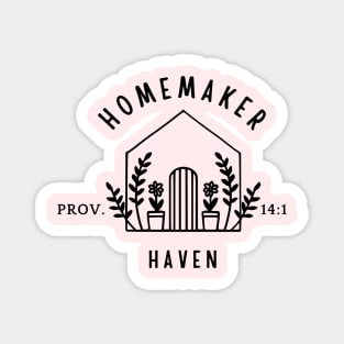 Homemaker Haven - Proverbs 14:1 Bible Verse Magnet