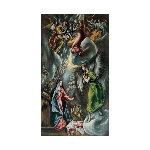La Anunciacion by El Greco by Classic Art Stall