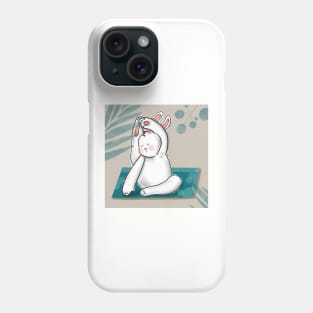 Bodypositive yoga bunny Phone Case