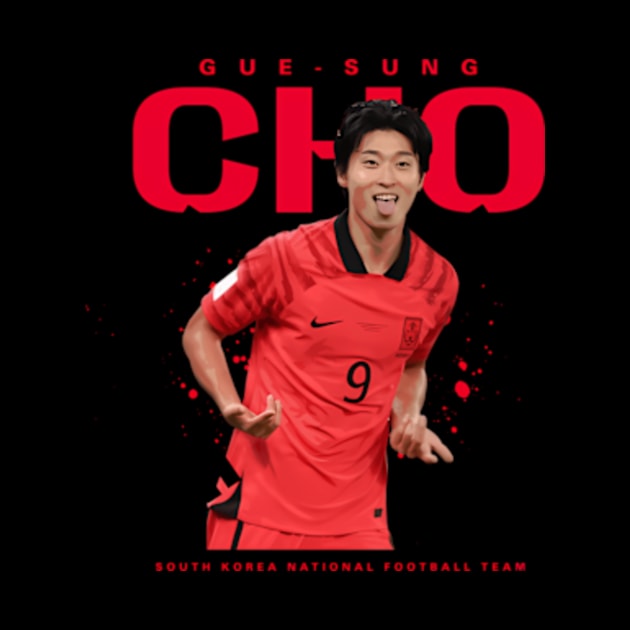 Cho Gue-Sung South Korea Football Team by binchudala