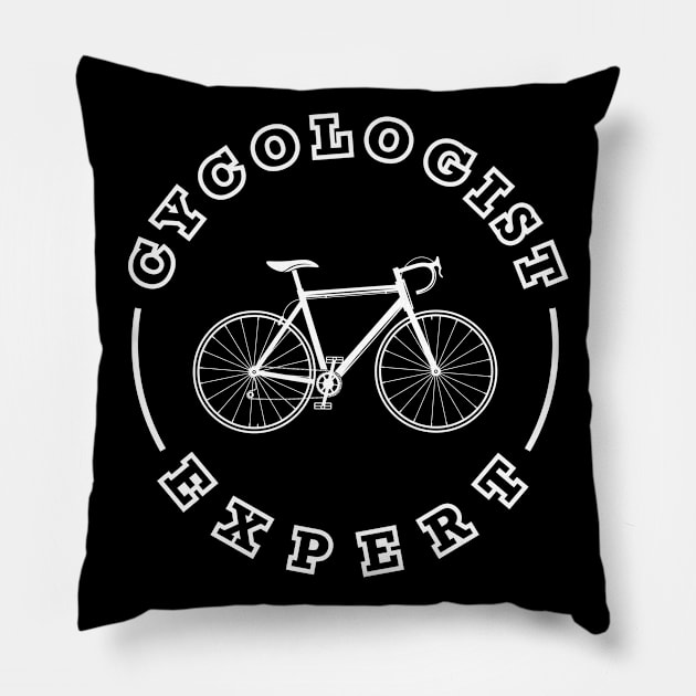 Cycologist Pillow by Kingerv Studio