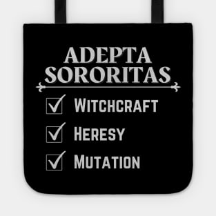 Adepta Sororitas - Witchcraft, Heresy and Mutilation Tote