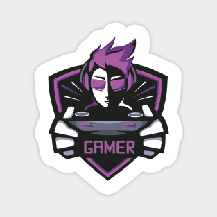 Gamer (purple) Magnet