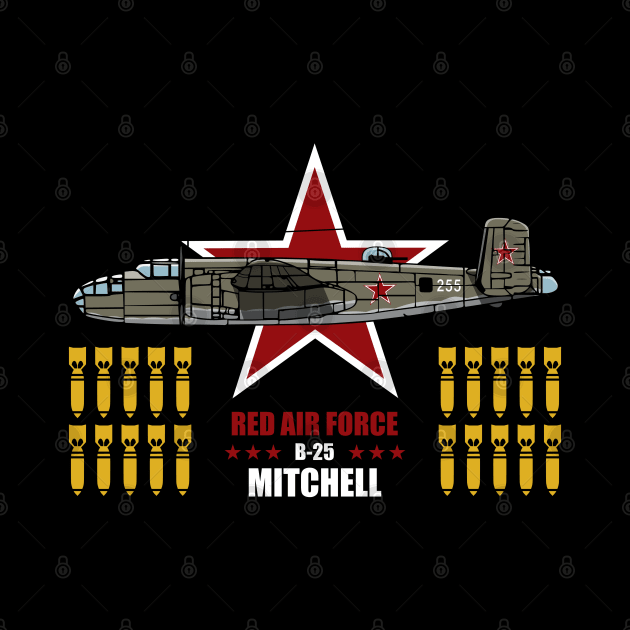 B-25 Mitchell - Red Air Force by TCP