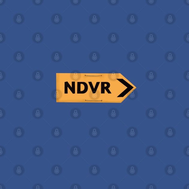 NDVR Filming Location Sign by JaqiW