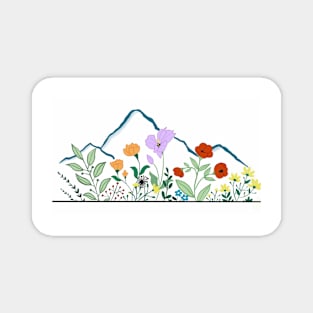 Wildflower Mountain Magnet