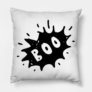 Scary Boo Ghost Halloween Pillow