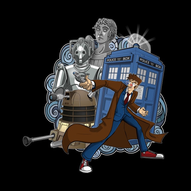 Doctor Who - David Tennant by TreemanMorse