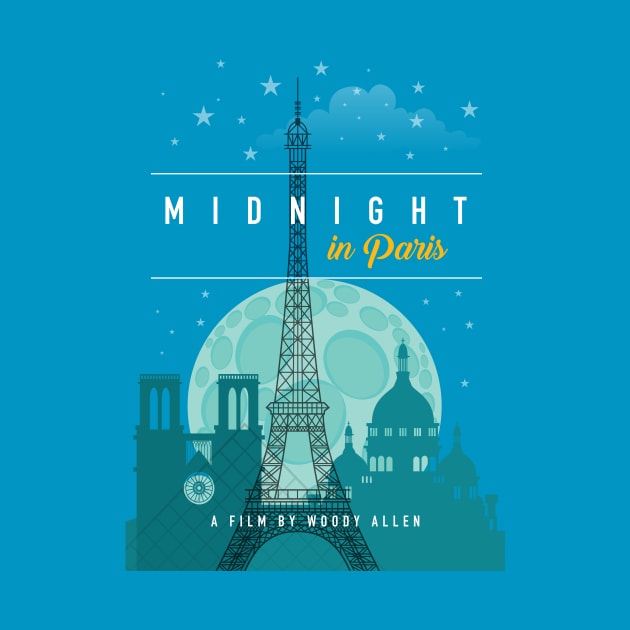 Midnight in Paris - Alternative Movie Poster by MoviePosterBoy