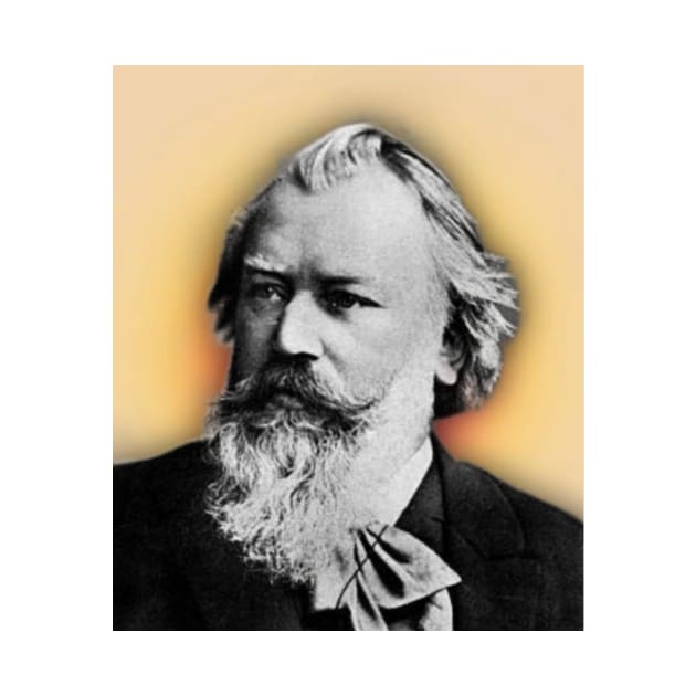 Johannes Brahms Portrait | Johannes Brahms Artwork 2 by JustLit