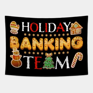 Funny Xmas Holiday Baking Team Christmas Tapestry