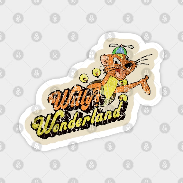 Willy's Wonderland 1982 // Vintage Design Magnet by Niko Neon