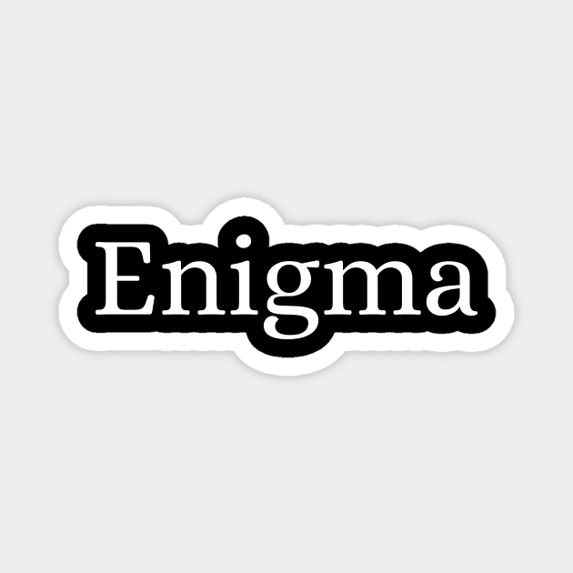 Enigma Magnet by Des