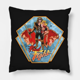 Final Fight Cab Art Pillow