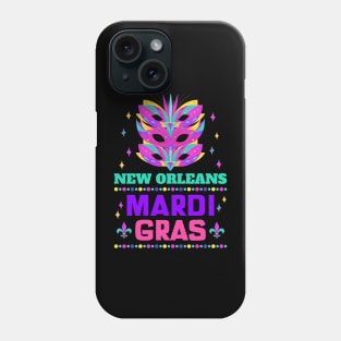 New Orleans Carnival Beads And Blings Party 2022 Mardi Gras Phone Case