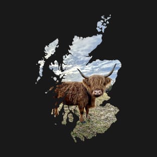 Scottish Highland Cow Country of Scotland T-Shirt