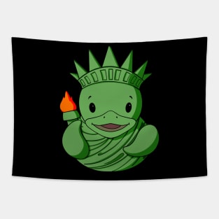 Statue of Liberty Rubber Duck Tapestry